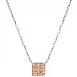 Image of Ladies Fossil PVD rose plating Glitz Necklace