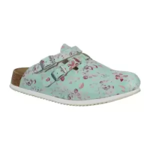 Image of Clog Kay Flowers Gr.41 flower field mint Obermaterial:Birko-Flor