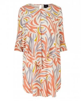 Image of I.Scenery Relaxed Fit Printed Dress