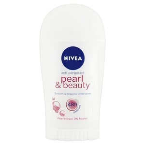 Image of Nivea Pearl and Beauty Deodorant Stick 40ml