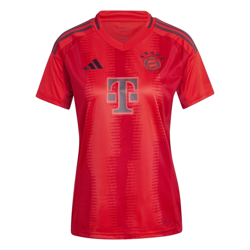 Image of adidas FC Bayern Munich Home Shirt 2024 2025 Womens - Red Red L