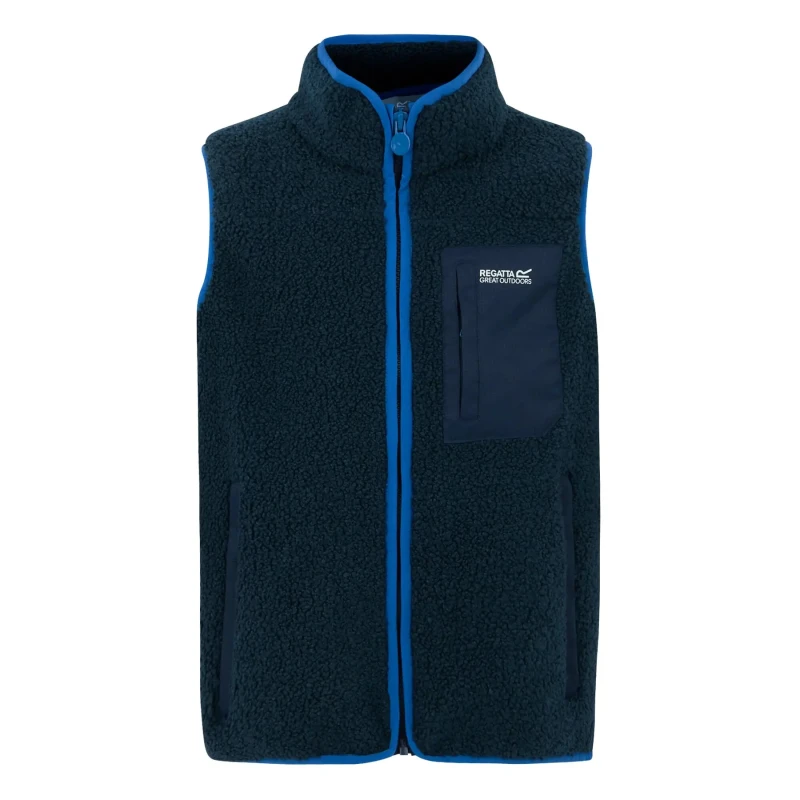 Image of Children's sleeveless fleece Regatta Frankie Bleu Unisex 3/4 ans