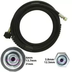 Image of 8m High Pressure Hose Compatible Most Pressure Washers Lances Screw Thread