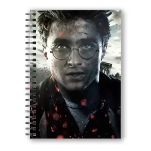 Image of Harry Potter Notebook with 3D-Effect Harry Potter Face