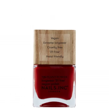 Image of nails inc. Plant Power Nail Polish 15ml (Various Shades) - Swear By Salutation