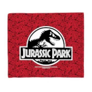 Image of Jurassic Park Logo Fleece Blanket