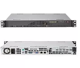 Image of SC512L-200B - Rack - Server - Black - ATX - 1U - HDD - LAN - Status