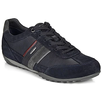 Image of Geox U WELLS mens Shoes Trainers in Blue,8,9,10,10.5,11