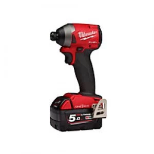 Image of Milwaukee M18 ONEID2-502X 18 V 5000 mAh Impact Wrencher 180 Nm