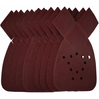 Image of Detail Sanding Sheets with Hook and Loop, 140mm, 120 Grit, SSD4 (Pack of 10) [43993] - Draper