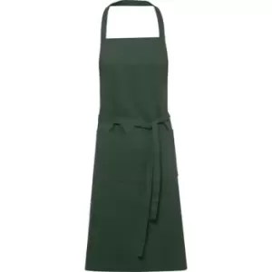 Image of Bullet Organic Cotton Apron (One Size) (Forest Green)