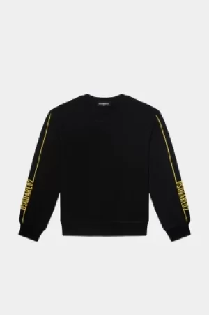 Image of DSQUARED2 Kids Sweatshirt Black Size 8 100% Cotton