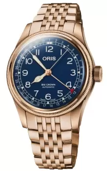 Image of Oris Watch Big Crown Pointer Date Bronze Blue