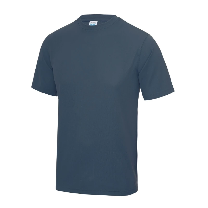 Image of AWDis AWDis Men Just Cool Performance Plain T-Shirt in Blue Size: X-Small Blue XS Male 5055747893212