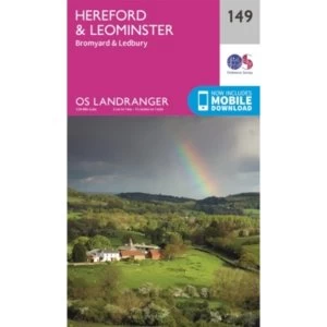 Image of Hereford & Leominster, Bromyard & Ledbury: 149 (Sheet map, folded, 2016)