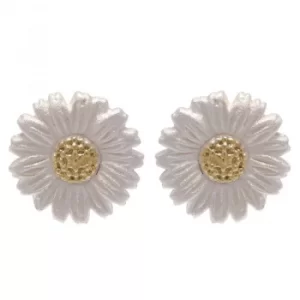 Image of Ladies Olivia Burton Sterling Silver Daisy Stud Earrings