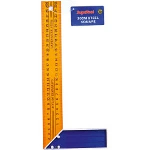 Image of SupaTool Yellow Steel Square 300mm