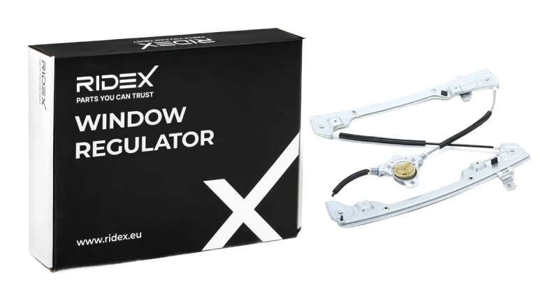 Image of RIDEX 1561W0103 Window regulator Left, Operating Mode: Electric, without electric motor Window Winder (1561)