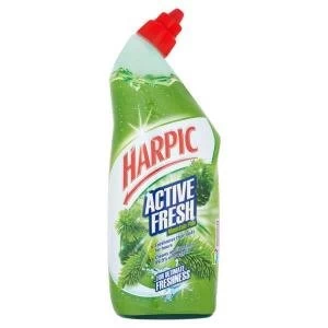 Image of Harpic Active Fresh 750ml Toilet Gel Cleaner Mountain Pine 0267350