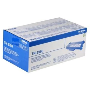 Image of Brother TN3390 Black Laser Toner Ink Cartridge