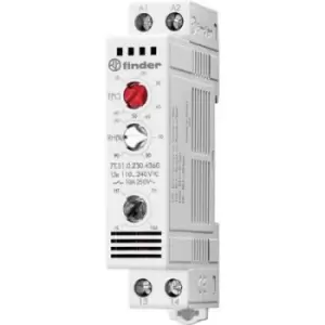 Image of Finder Hygrostat 7T.51.0.230.4360 250 V AC 1 maker (L x W x H) 88.8 x 17.5 x 47.8mm