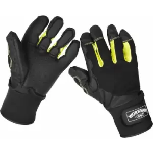 Image of Loops - pair xl Anti-Vibration Gloves - Breathable Fabric - Power Tool Impact Gloves