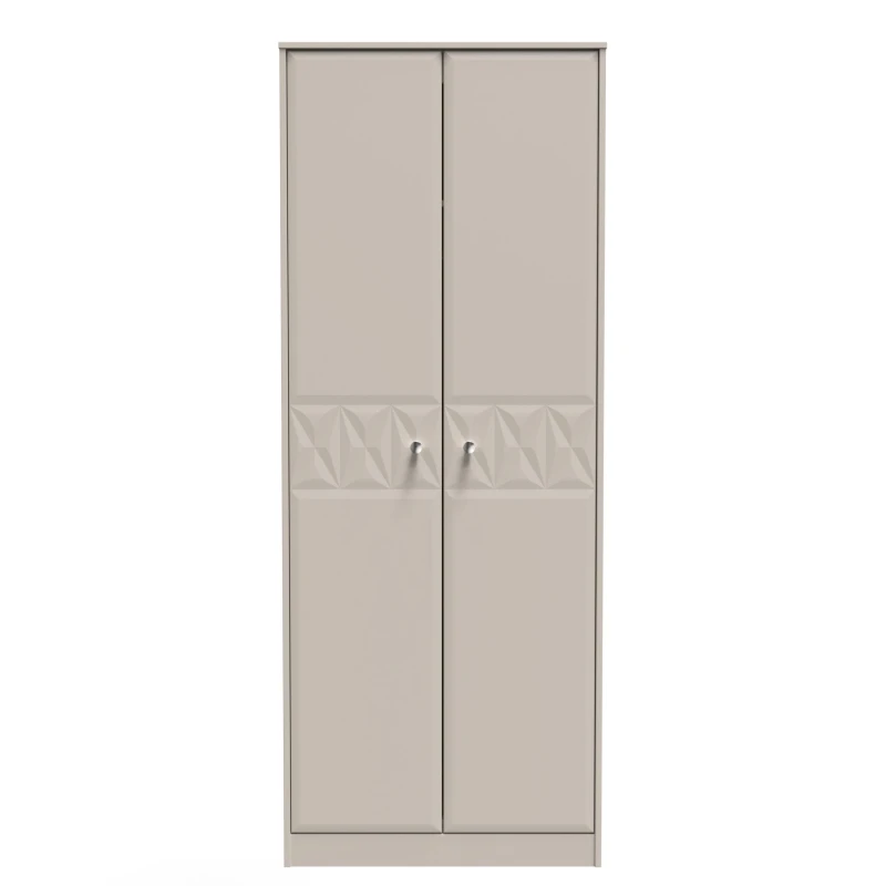 Image of Toledo 2 Door Wardrobe In Kashmir Matt (Ready Assembled)
