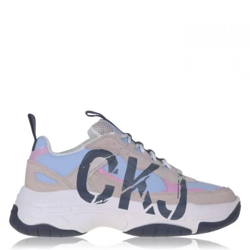 Image of Calvin Klein Jeans Mizar Trainers - Blue/Stone