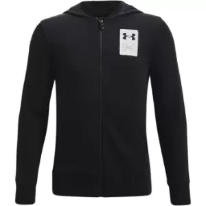 Image of Under Armour Armour Rival Full Zip Hoodie Juniors - Black