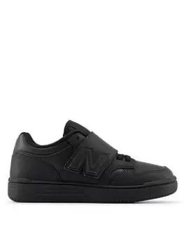 Image of New Balance Childrens 480L, Black, Size 10 Younger