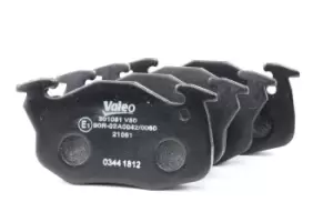 Image of VALEO Brake pad set 301081 Brake pads,Brake pad set, disc brake RENAULT,PEUGEOT,CITROEN,CLIO I (B/C57_, 5/357_),SUPER 5 (B/C40_)