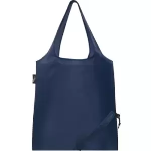 Image of Bullet Sabia Recycled Packaway Tote Bag (One Size) (Navy) - Navy