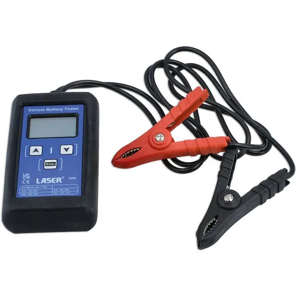 Image of LASER TOOLS Laser Tools - Vehicle Battery Tester 12V 8206 5018341082062