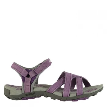 Image of Karrimor Salina Leather Ladies Walking Sandals - Purple