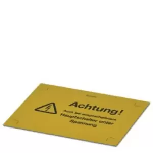 Image of Phoenix Contact Warning Label