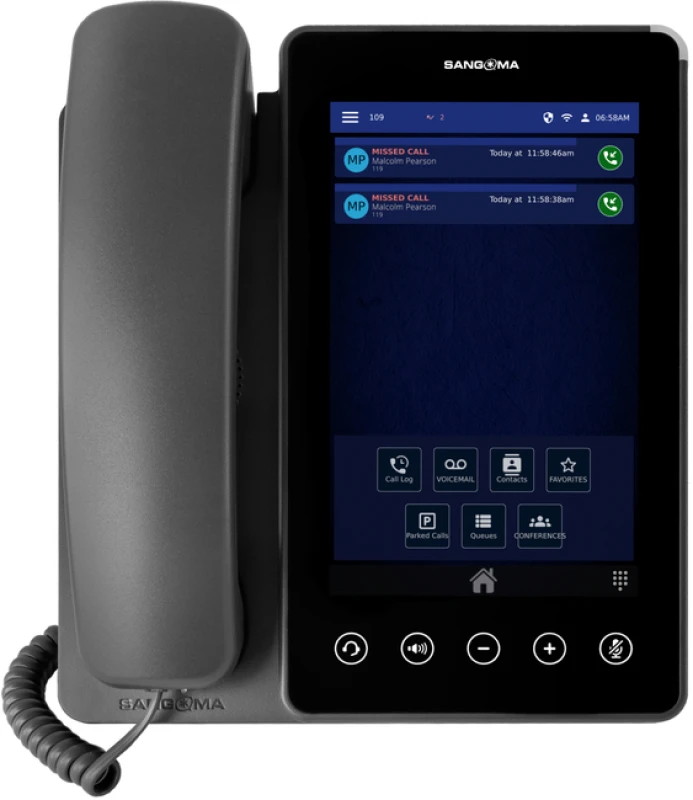 Image of SANGOMA P370. 16-Line. HD Voice. Gigabit Ethernet. 2 x USB. BT. WiFi.