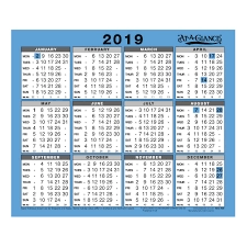 Image of At A Glance 2019 Wall Calendar 930 930 2019