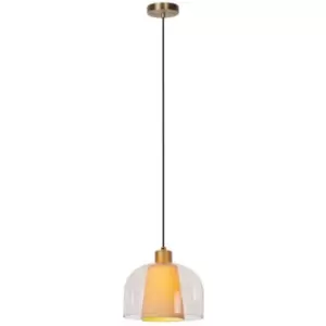 Image of Lucide Gunhild Classic Pendant light - Ø24cm - 1xE27 - Transparant