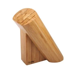 Image of Denby Bamboo 7 Slot Oval Knife Block