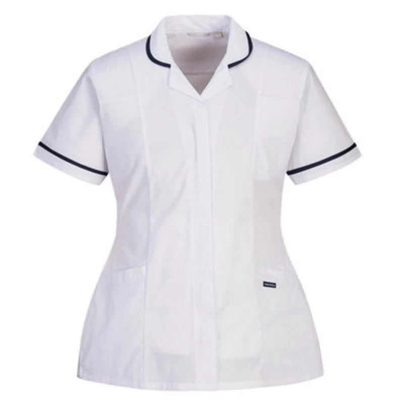 Image of Portwest Womens Stretch Classic Healthcare Tunic LW17WHRXS Colour: White