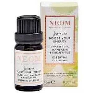 Image of Neom Organics London Scent To Boost Your Energy Grapefruit, Mandarin and Eucalyptus Essential Oil Blend 10ml