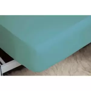 Image of Easy Care Fitted Sheet King Teal