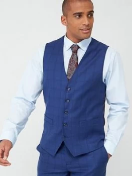 Image of Skopes Standard Aquino Waistcoat - Blue Check