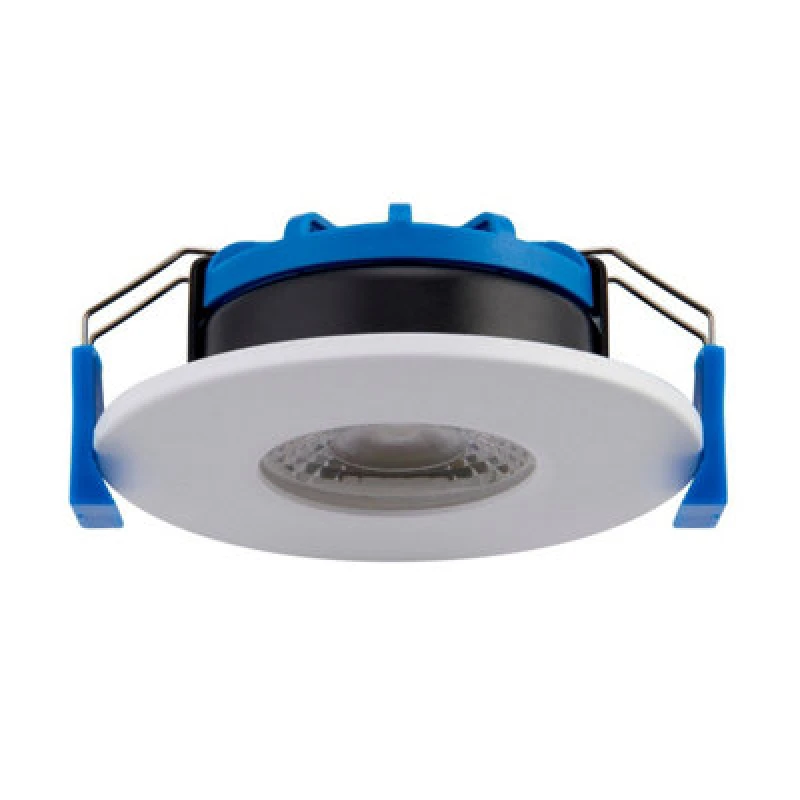 Image of Netlighting Shieldslim IP65 7W Recessed Downlight Matt White Paint IP65 White