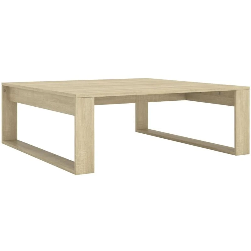 Image of VIDAXL Coffee Table Sonoma Oak 100x100x35cm Engineered Wood Vidaxl 8720286611715