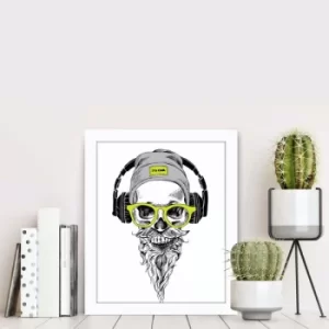 Image of BCT-072 Multicolor Decorative Framed MDF Painting