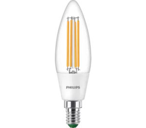 Image of Philips Master UltraEfficient 2.3-40W LED Filament Candle SES/E14 Warm White - 929003480802