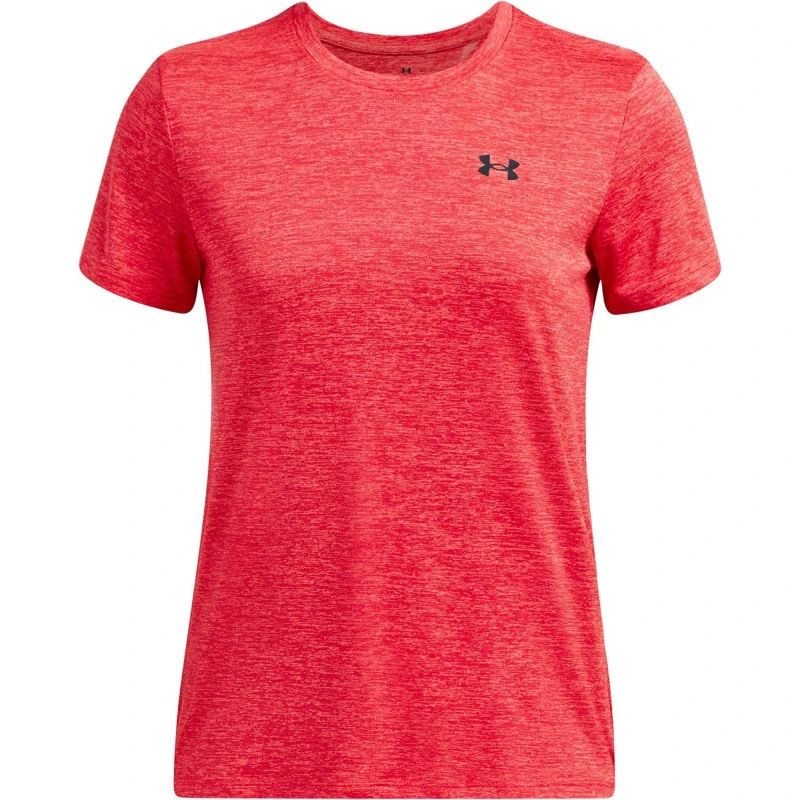 Image of Under Armour Armour UA Tech Twist Short Sleeve Short Sleeve Performance T-Shirts 10 (S) Red 34592908350