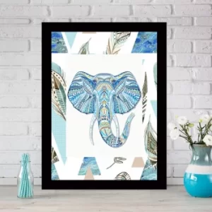 Image of SCZ2918020822 Multicolor Decorative Framed MDF Painting