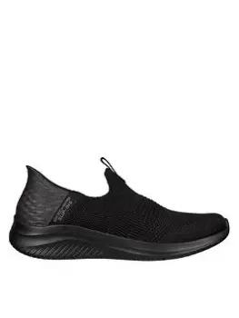 Image of Skechers Slip-ins: Ultra Flex 3.0 - Smooth - Black, Size 3, Women